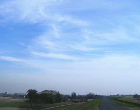 荒川サイクリングロード対岸