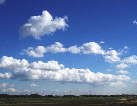 白い雲