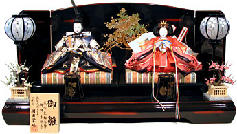 人形師 岡田栄峰/泰玉監製(極上金彩三五親王)